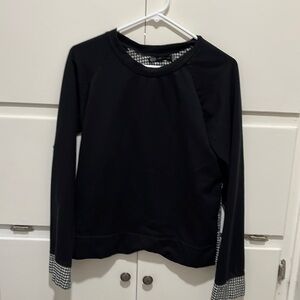 Jet John Eshaya black long sleeve top